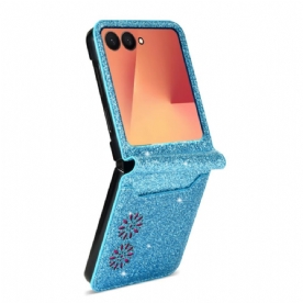 Hoesje Voor Samsung Galaxy Z Flip 7 Glitter Kaarthouder