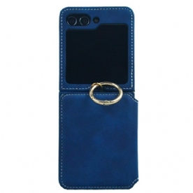 Hoesje Voor Samsung Galaxy Z Flip 7 Kaarthouder En Afneembare Ketting