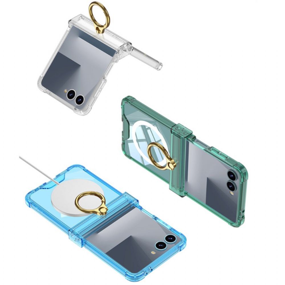 Hoesje Voor Samsung Galaxy Z Flip 7 Magnetisch Met Ringhouder