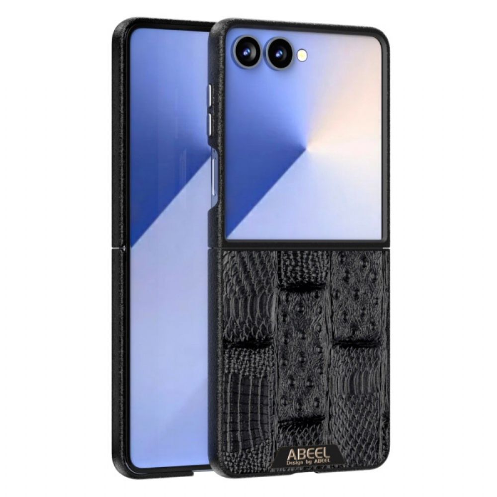 Hoesje Voor Samsung Galaxy Z Flip 7 Magsafe-compatibel Abeel Met Micro-embossing