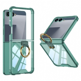 Hoesje Voor Samsung Galaxy Z Flip 7 Ringhouder En Schokbestendige Bescherming
