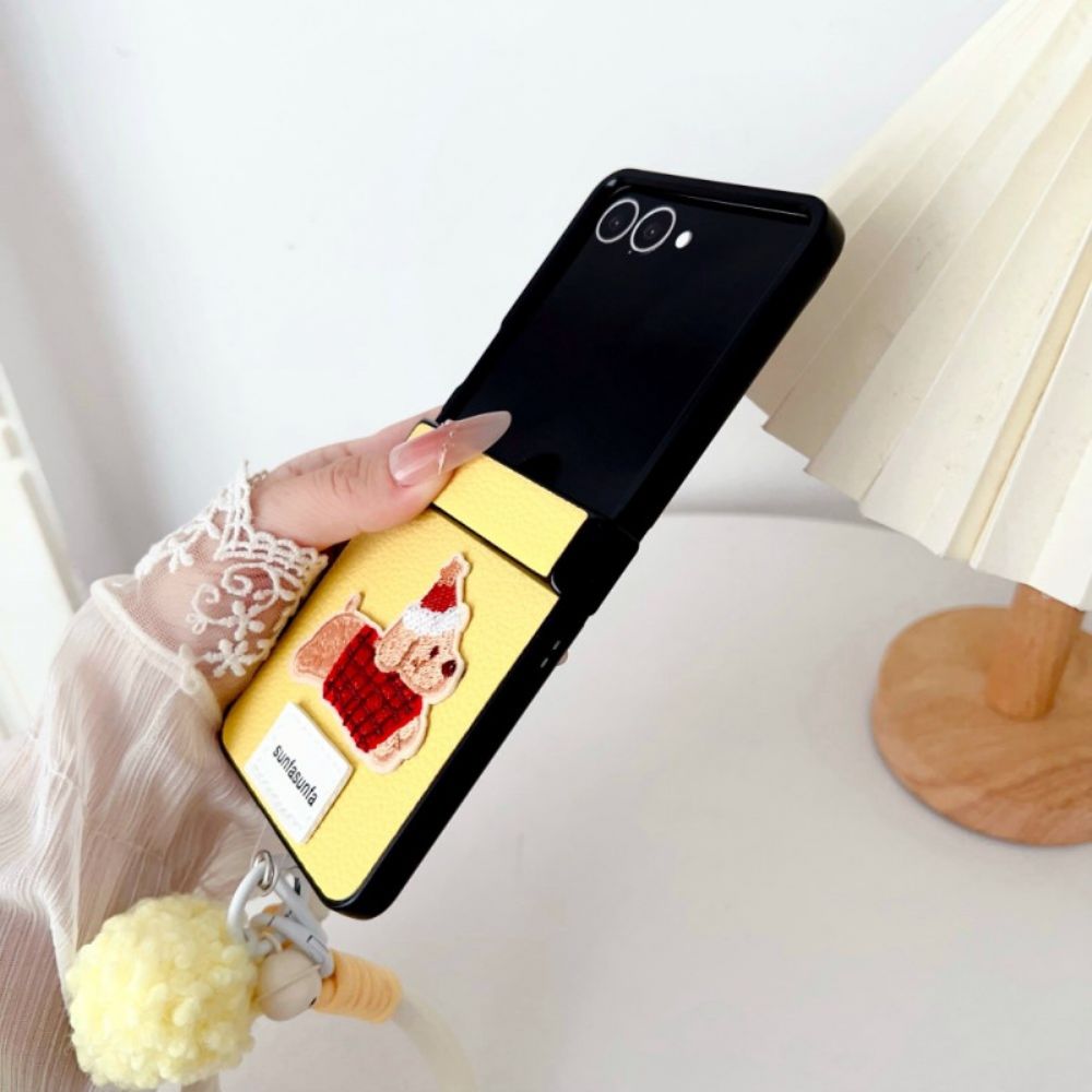 Hoesje Voor Samsung Galaxy Z Flip 7 Scharnierbeschermer En Band