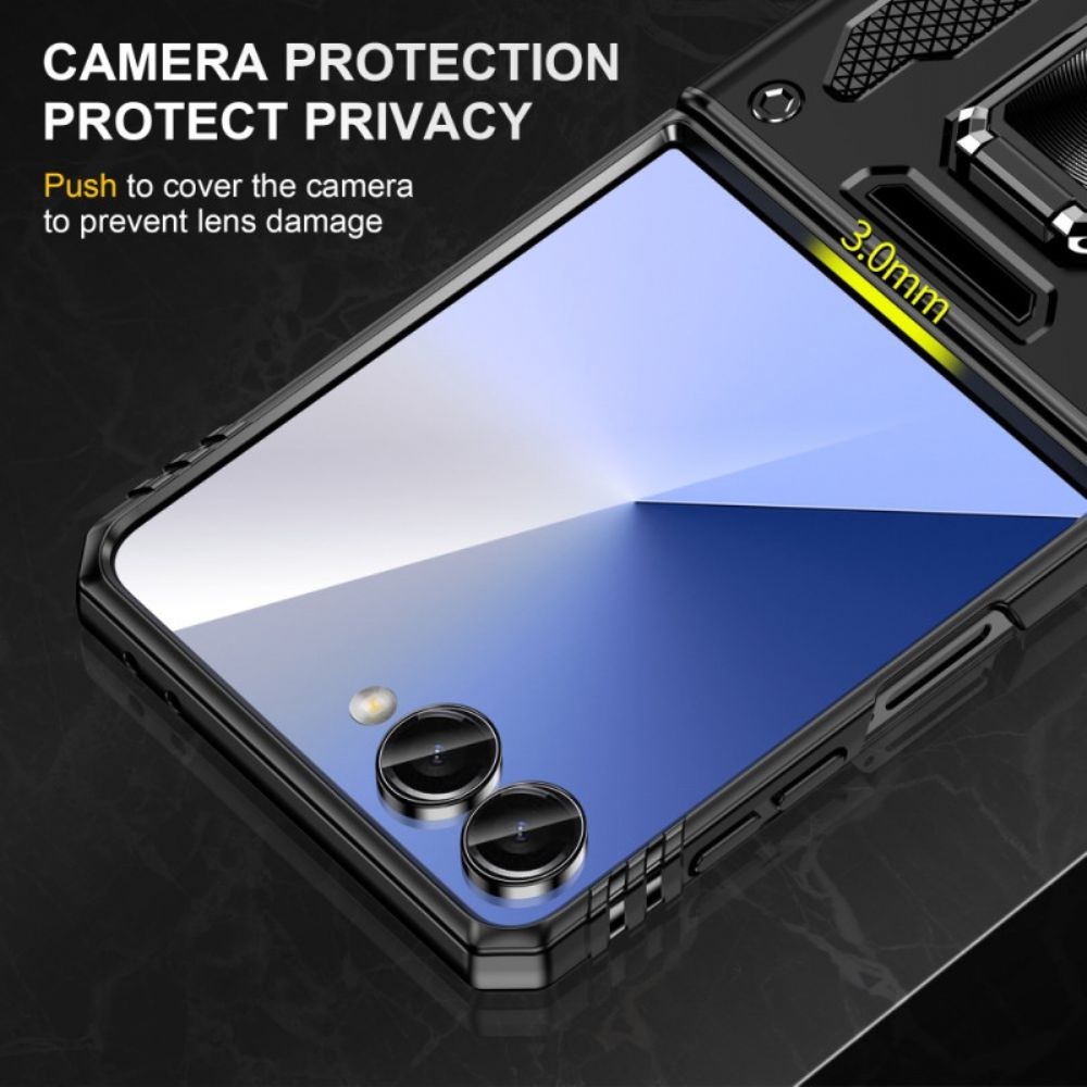 Samsung Galaxy Z Flip 7 Ultra-resistente Lensbeschermer En Houder