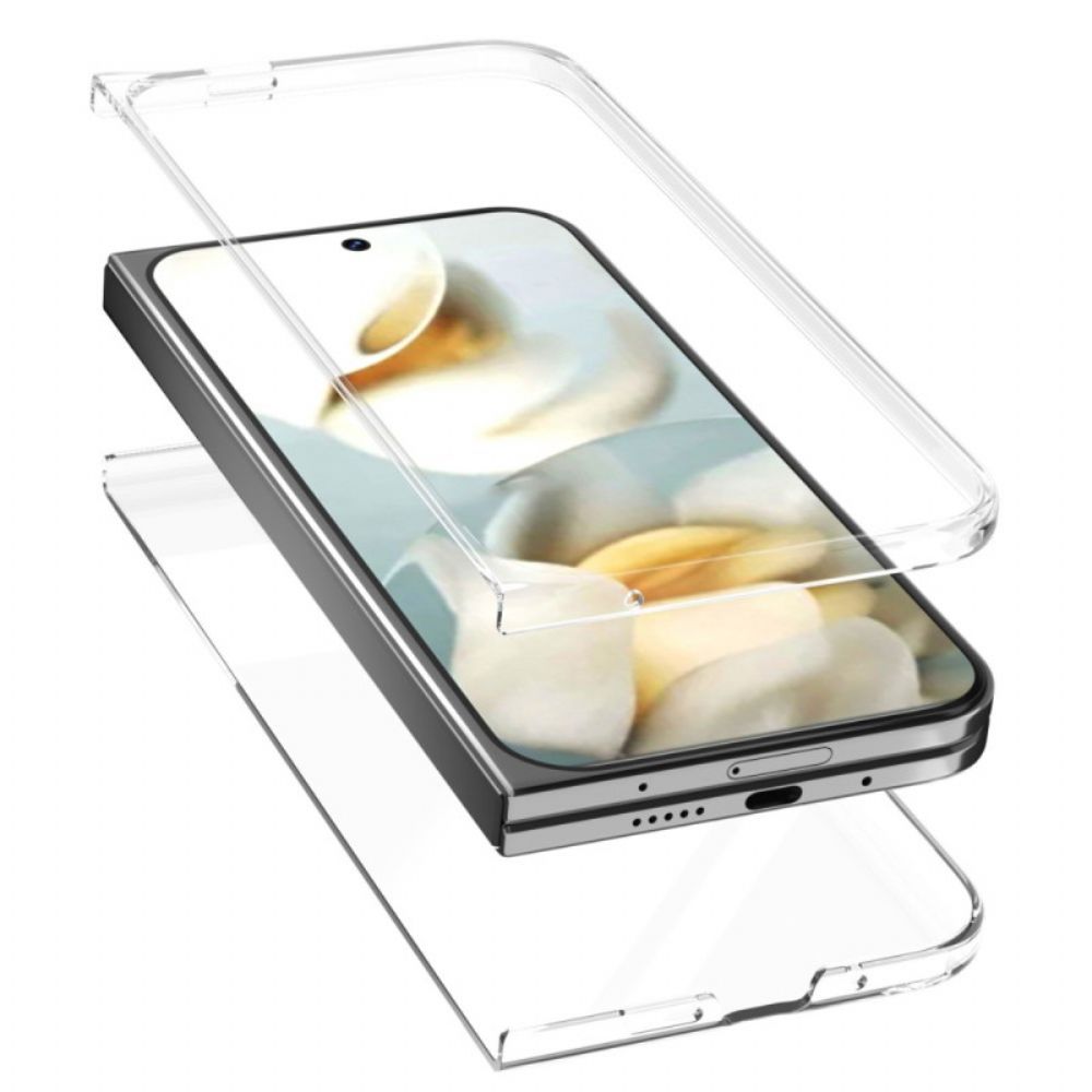 Case Hoesje Google Pixel 10 Pro Fold Telefoonhoesje Transparant