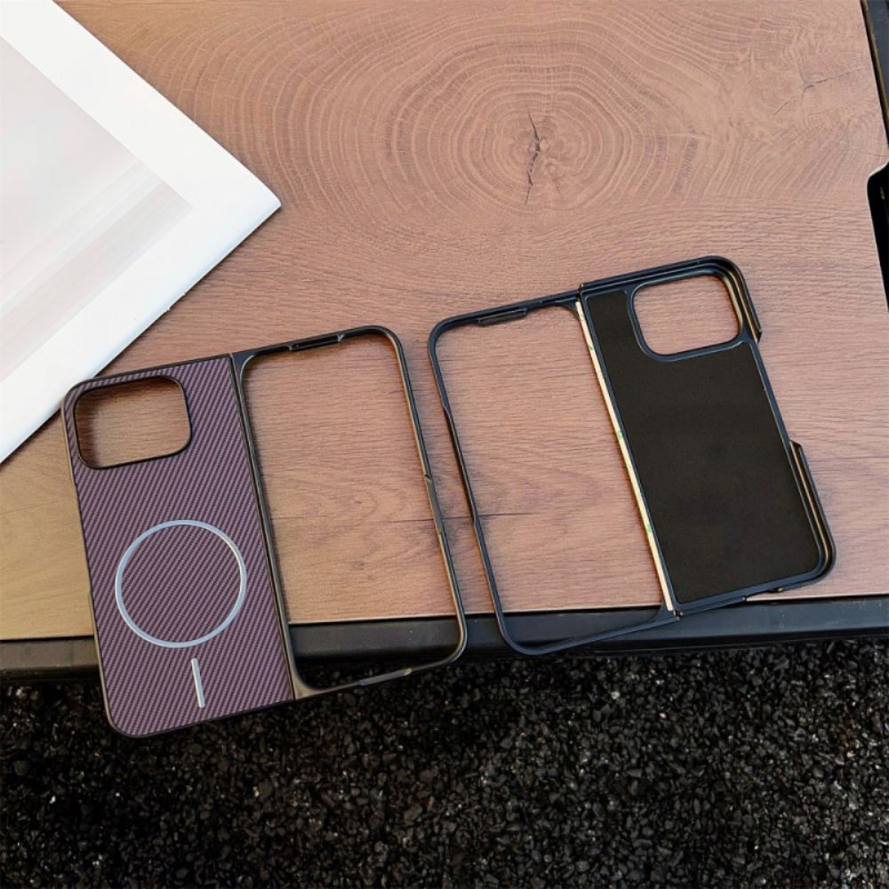 Hoesje Google Pixel 10 Pro Fold Magsafe-compatibel Koolstofvezel Bescherming Hoesje