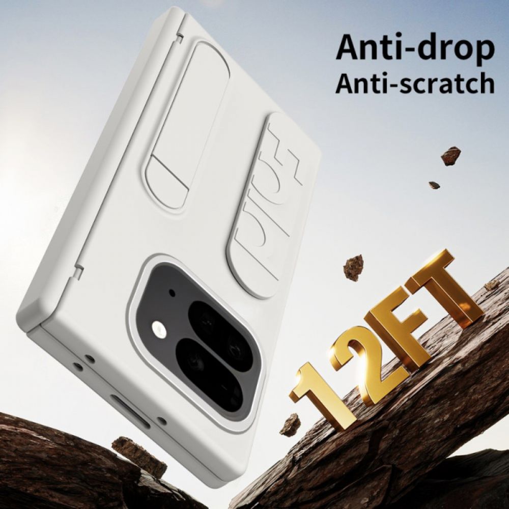 Hoesje Google Pixel 10 Pro Fold Valbestendig Met Bandje En Standaard Bescherming Hoesje