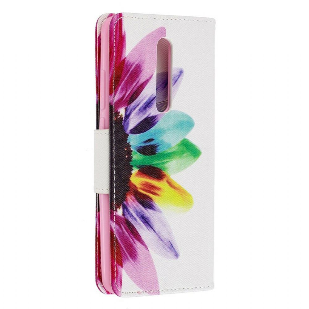 Folio-hoesje voor Xiaomi Mi 9T / Mi 9T Pro Aquarel Bloem