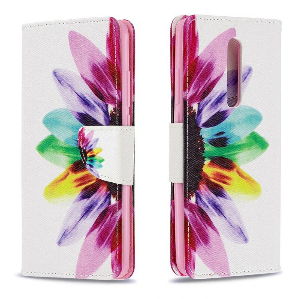 Folio-hoesje voor Xiaomi Mi 9T / Mi 9T Pro Aquarel Bloem
