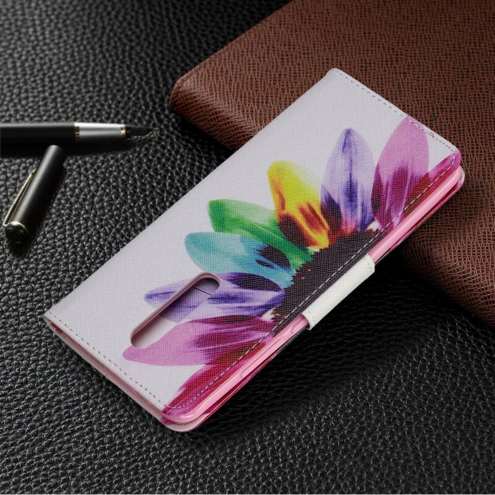 Folio-hoesje voor Xiaomi Mi 9T / Mi 9T Pro Aquarel Bloem