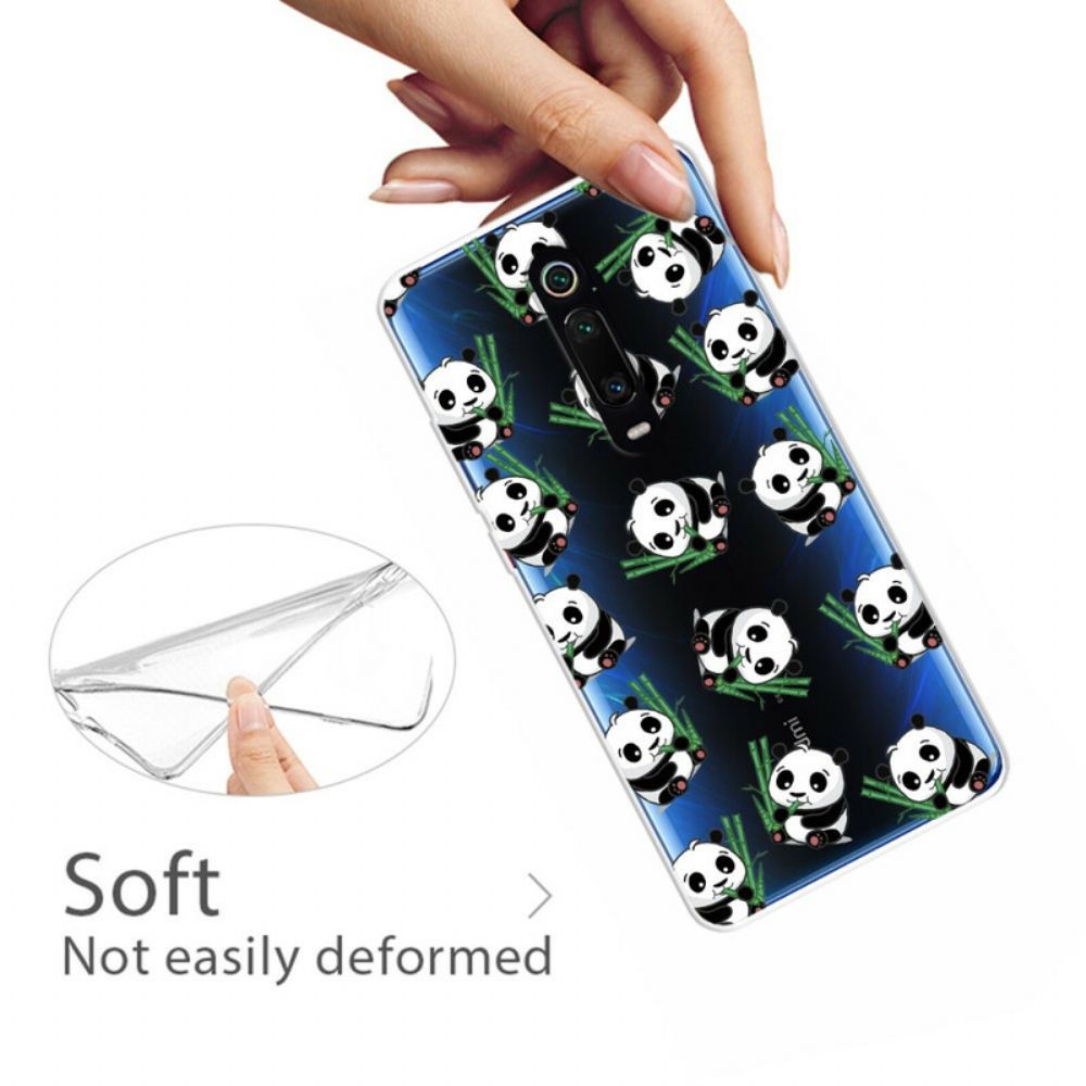 Hoesje voor Xiaomi Mi 9T / Mi 9T Pro Kleine Panda's