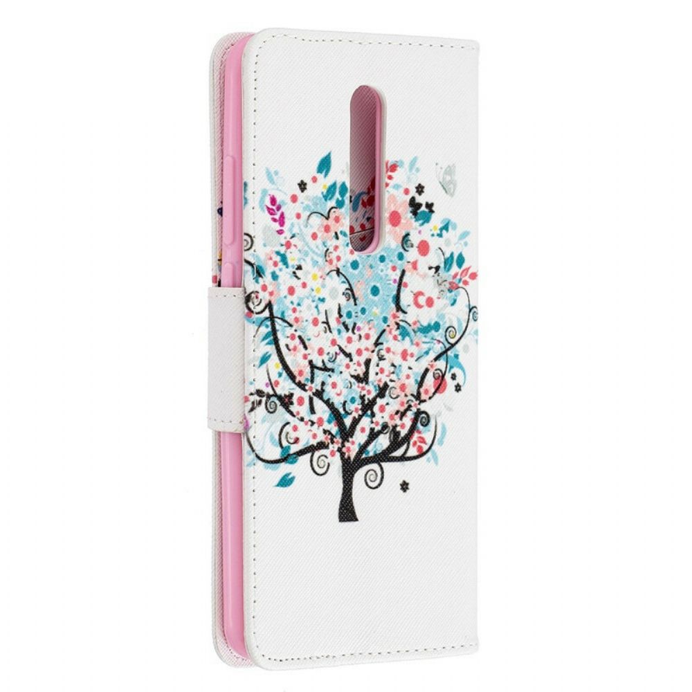 Leren Hoesje voor Xiaomi Mi 9T / Mi 9T Pro Bloemrijke Boom