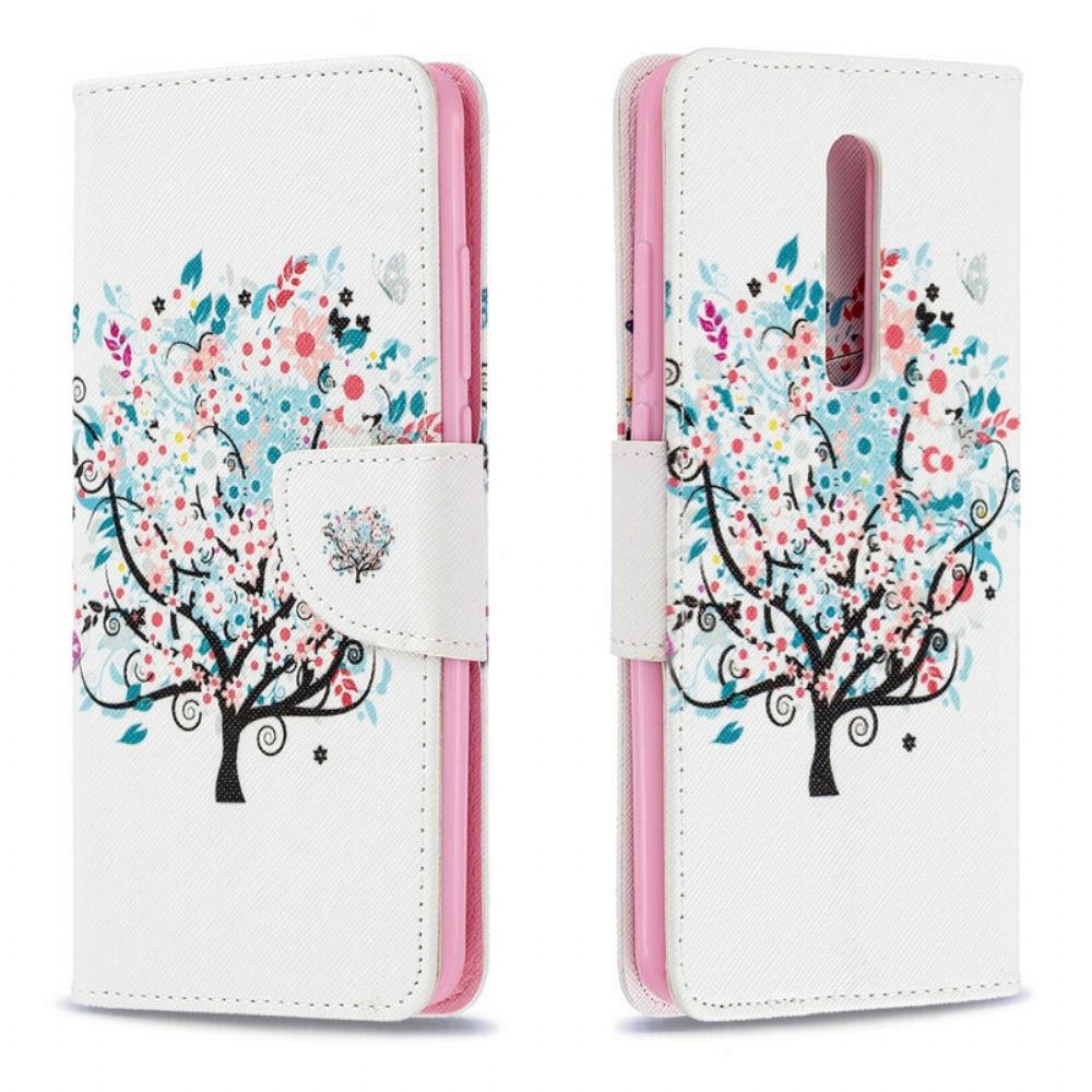 Leren Hoesje voor Xiaomi Mi 9T / Mi 9T Pro Bloemrijke Boom