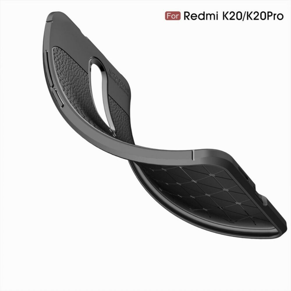 Telefoonhoesje voor Xiaomi Mi 9T / Mi 9T Pro Dubbele Lijn Litchi Leder Effect