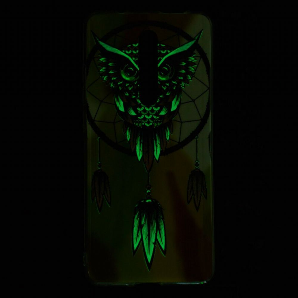 Telefoonhoesje voor Xiaomi Mi 9T / Mi 9T Pro Fluorescerende Uil Dromenvanger