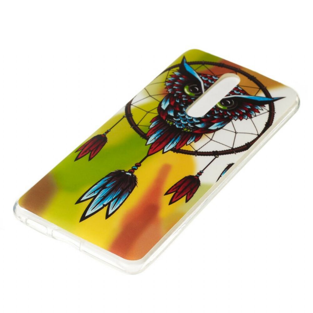 Telefoonhoesje voor Xiaomi Mi 9T / Mi 9T Pro Fluorescerende Uil Dromenvanger