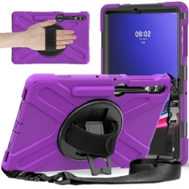 Case Hoesje Samsung Galaxy Tab S10 Plus Telefoonhoesje Duurzame Standaard En Schouderriem
