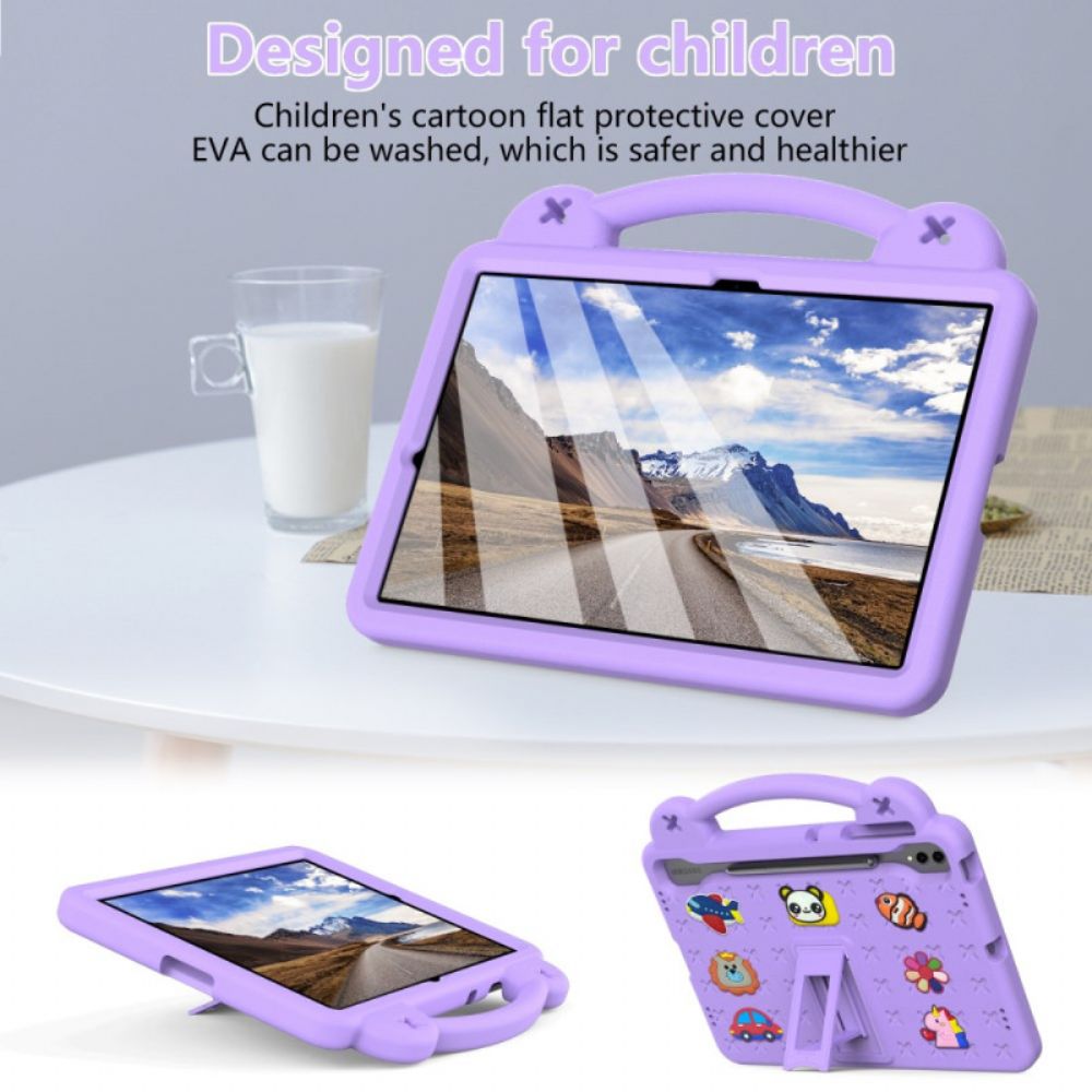 Cover Hoesje Samsung Galaxy Tab S10 Plus Telefoonhoesje Eva Met Cartoondieren
