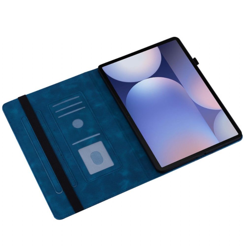 Cover Samsung Galaxy Tab S10 Plus Hartjes Met Suède-effect