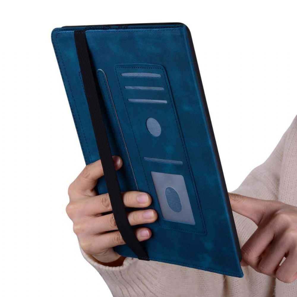 Cover Samsung Galaxy Tab S10 Plus Hartjes Met Suède-effect