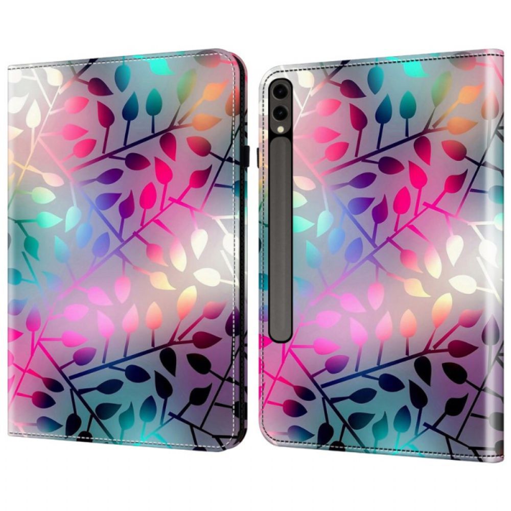 Cover Samsung Galaxy Tab S10 Plus Kleurrijke Bladeren