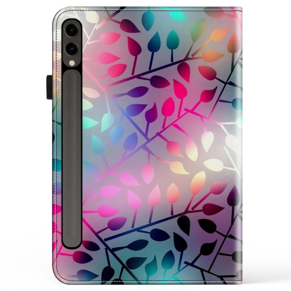 Cover Samsung Galaxy Tab S10 Plus Kleurrijke Bladeren