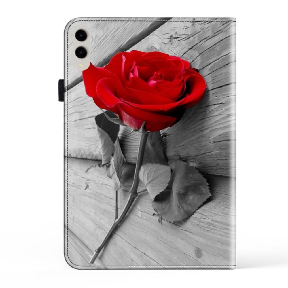 Cover Samsung Galaxy Tab S10 Plus Rozenpatroon Bescherming Hoesje