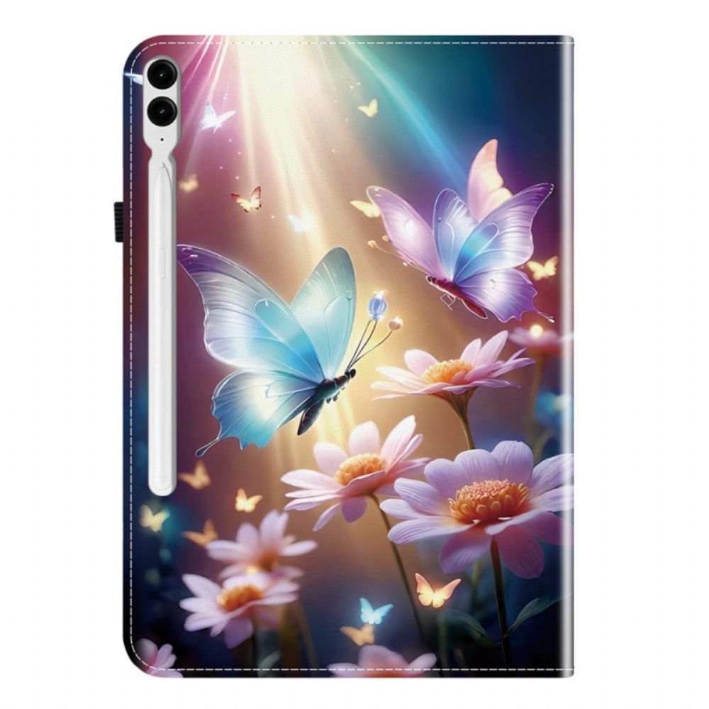 Cover Samsung Galaxy Tab S10 Plus Vlinders Bescherming Hoesje
