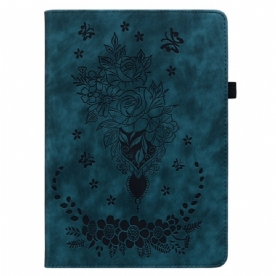 Cover Samsung Galaxy Tab S10 Plus Vlinders En Rozen