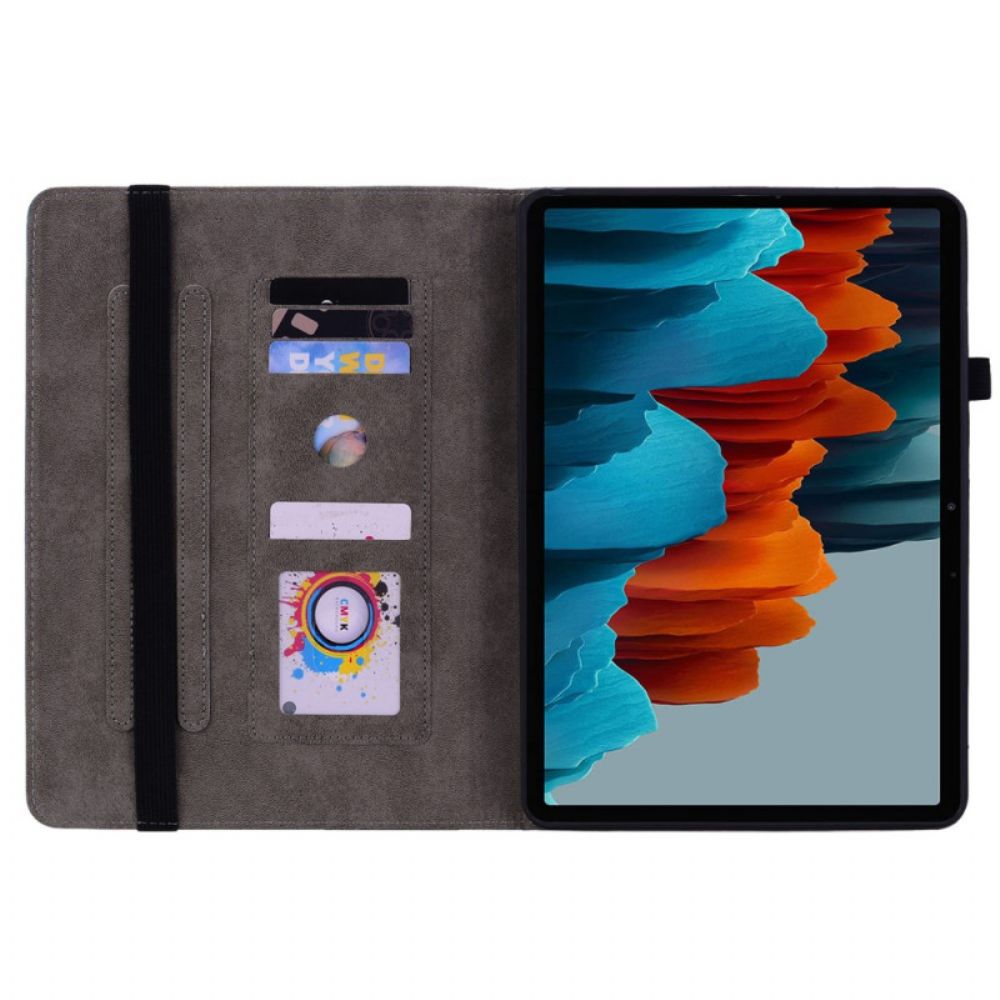 Cover Samsung Galaxy Tab S10 Plus Vlinders En Rozen