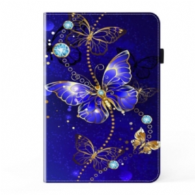 Cover Voor Samsung Galaxy Tab S10 Plus Diamanten Vlinder