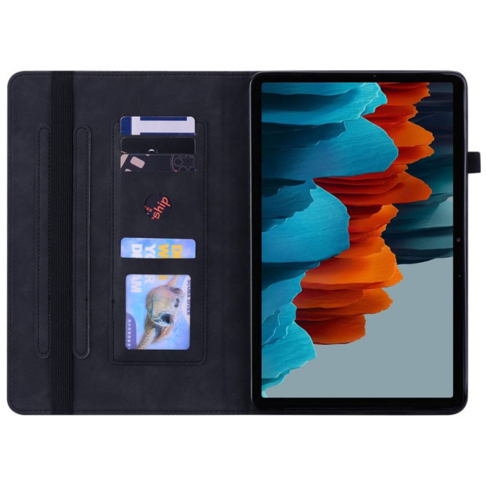 Cover Voor Samsung Galaxy Tab S10 Plus Etui Met Rits