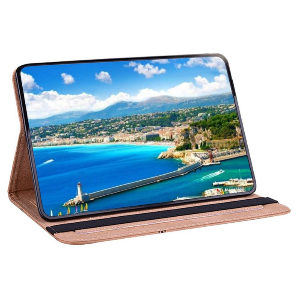 Cover Voor Samsung Galaxy Tab S10 Plus Paarse Lotus