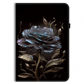 Cover Voor Samsung Galaxy Tab S10 Plus Zwarte Roos