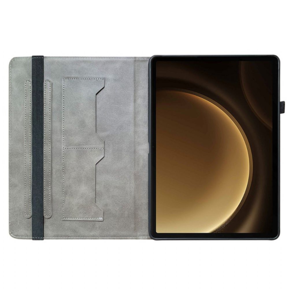 Hoesje Case Samsung Galaxy Tab S10 Plus Telefoonhoesje Waterlelies