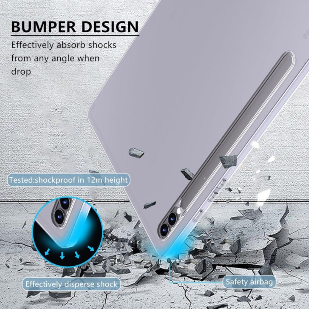 Hoesje Samsung Galaxy Tab S10 Plus Transparant Bescherming Hoesje