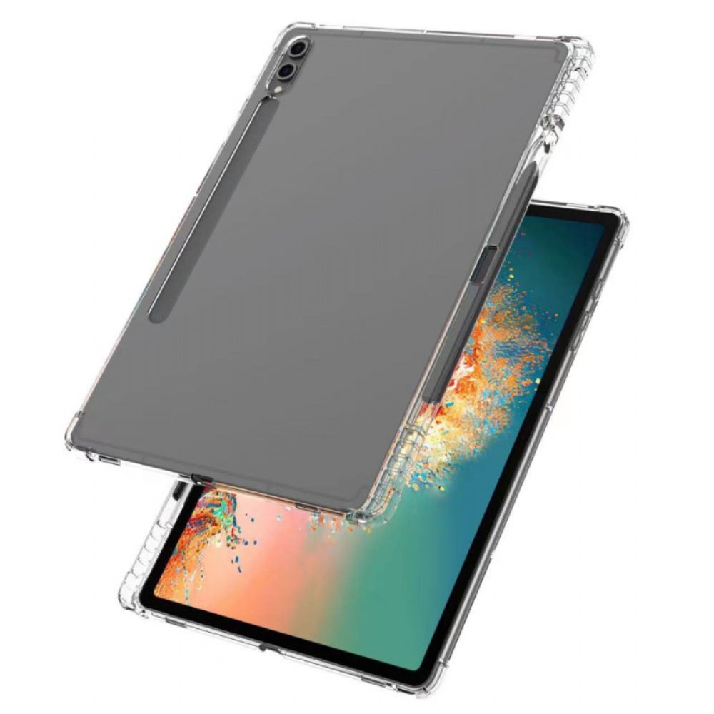 Hoesje Samsung Galaxy Tab S10 Plus Verstevigd Transparant Met Stylushouder