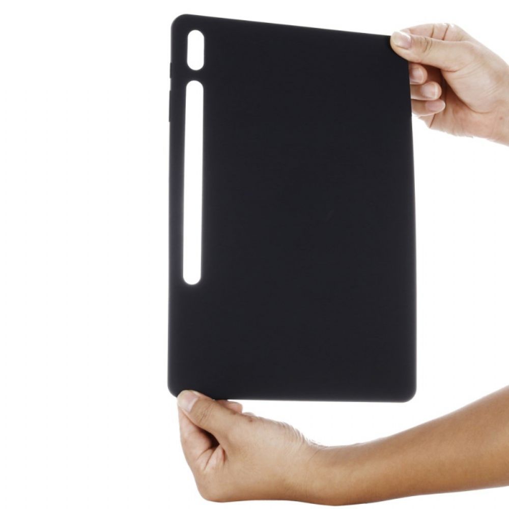 Hoesje Voor Samsung Galaxy Tab S10 Plus Vloeibare Siliconen