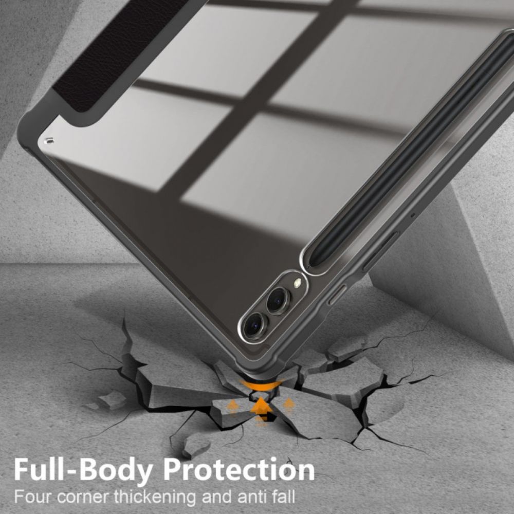 Samsung Galaxy Tab S10 Plus Transparante Achterkant Raak Me Niet Aan