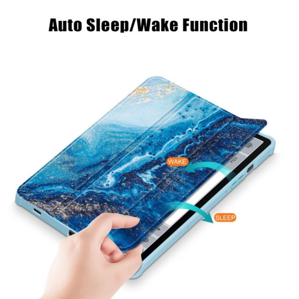 Samsung Galaxy Tab S10 Plus Transparante Achterkant Wave