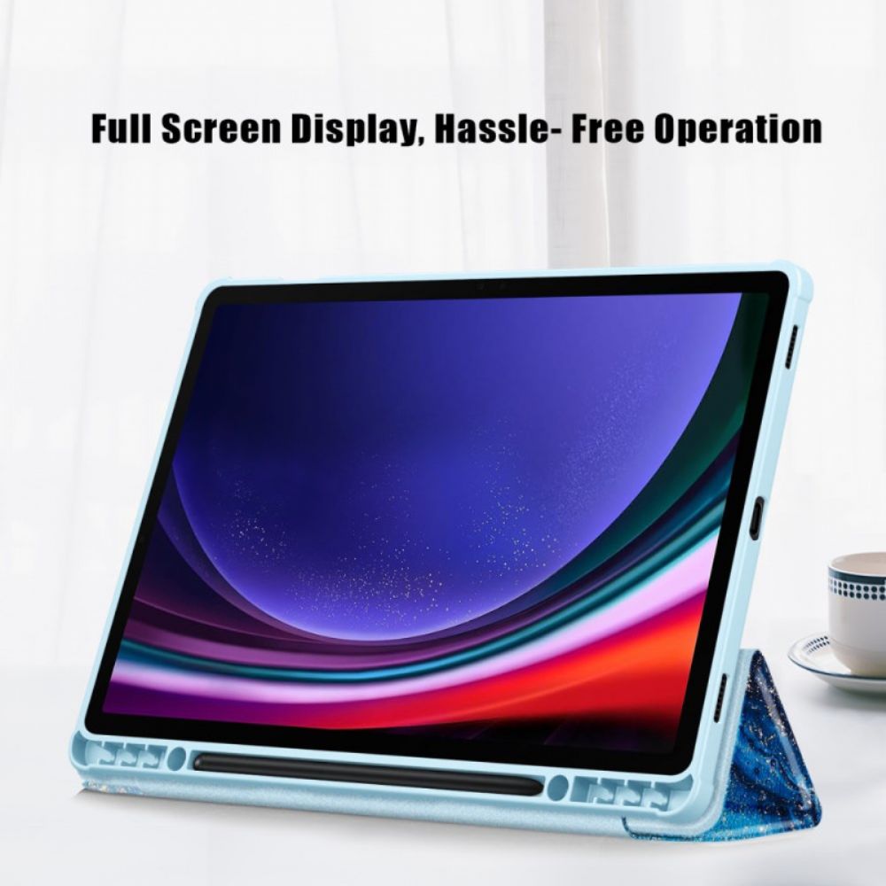 Samsung Galaxy Tab S10 Plus Transparante Achterkant Wave