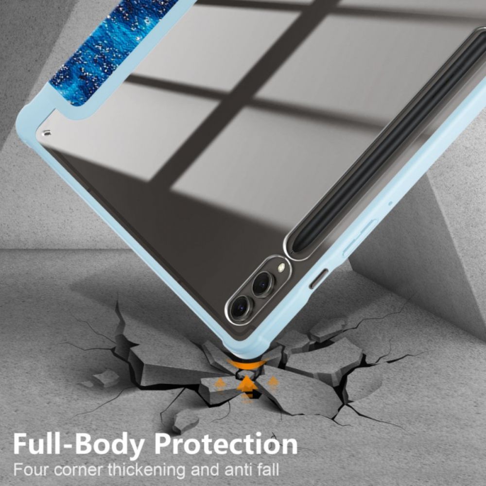 Samsung Galaxy Tab S10 Plus Transparante Achterkant Wave