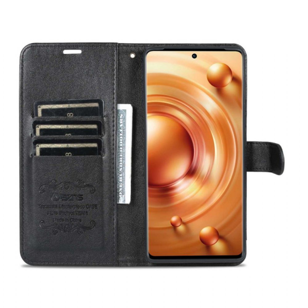Folio-hoesje voor Vivo X80 Pro Azns Kunstleer