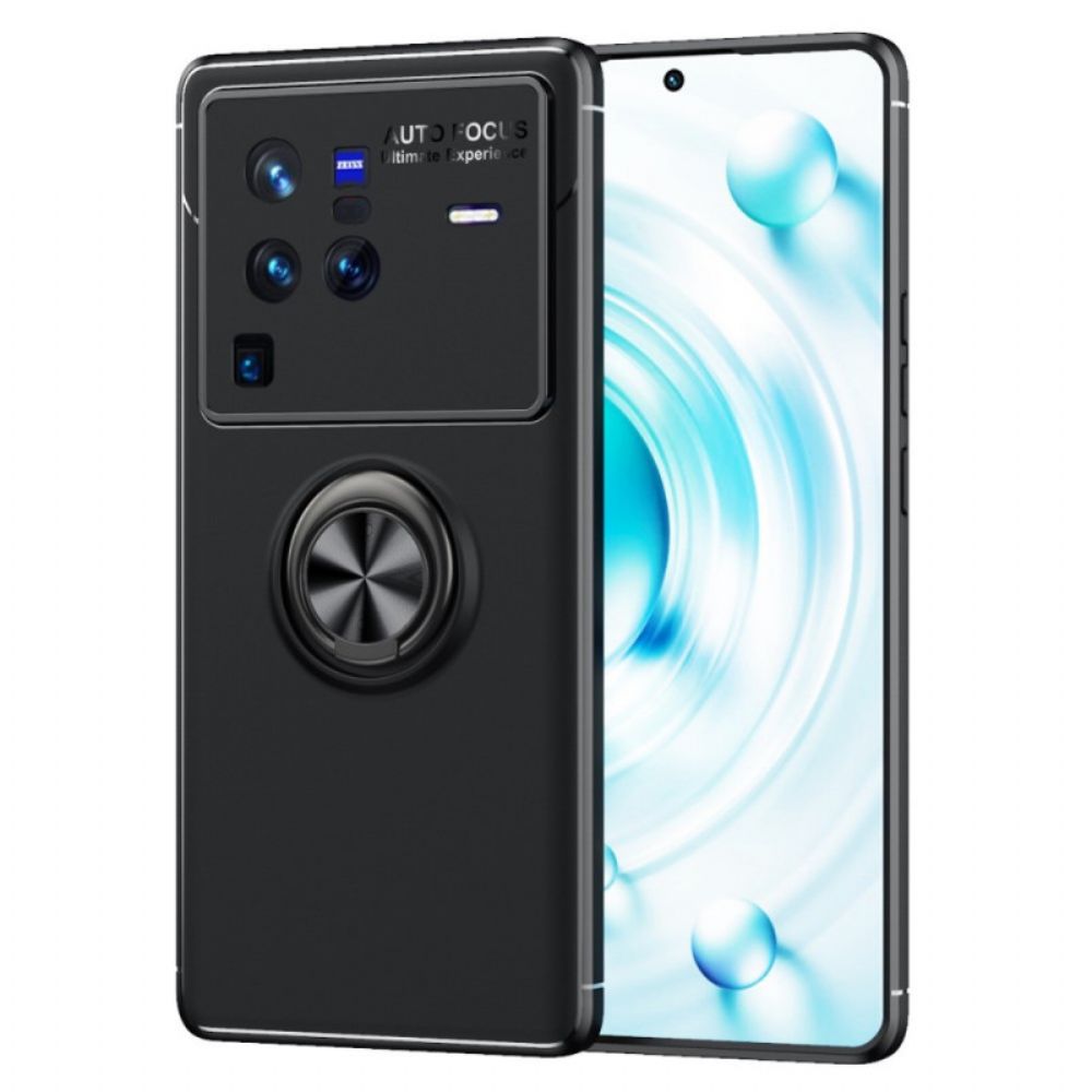 Hoesje voor Vivo X80 Pro Draaiende Ring