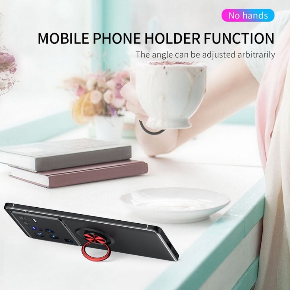 Hoesje voor Vivo X80 Pro Draaiende Ring