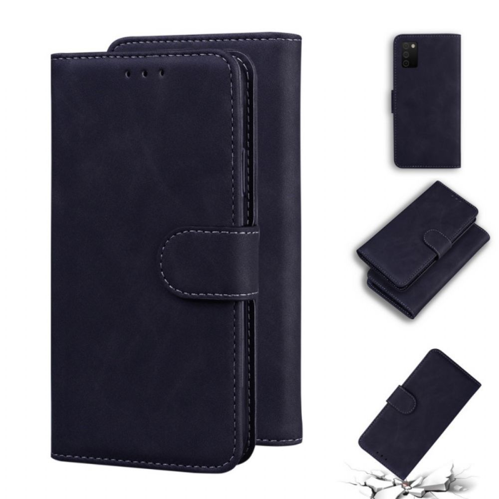 Folio-hoesje voor Samsung Galaxy A03s Vintage Couture Leerstijl