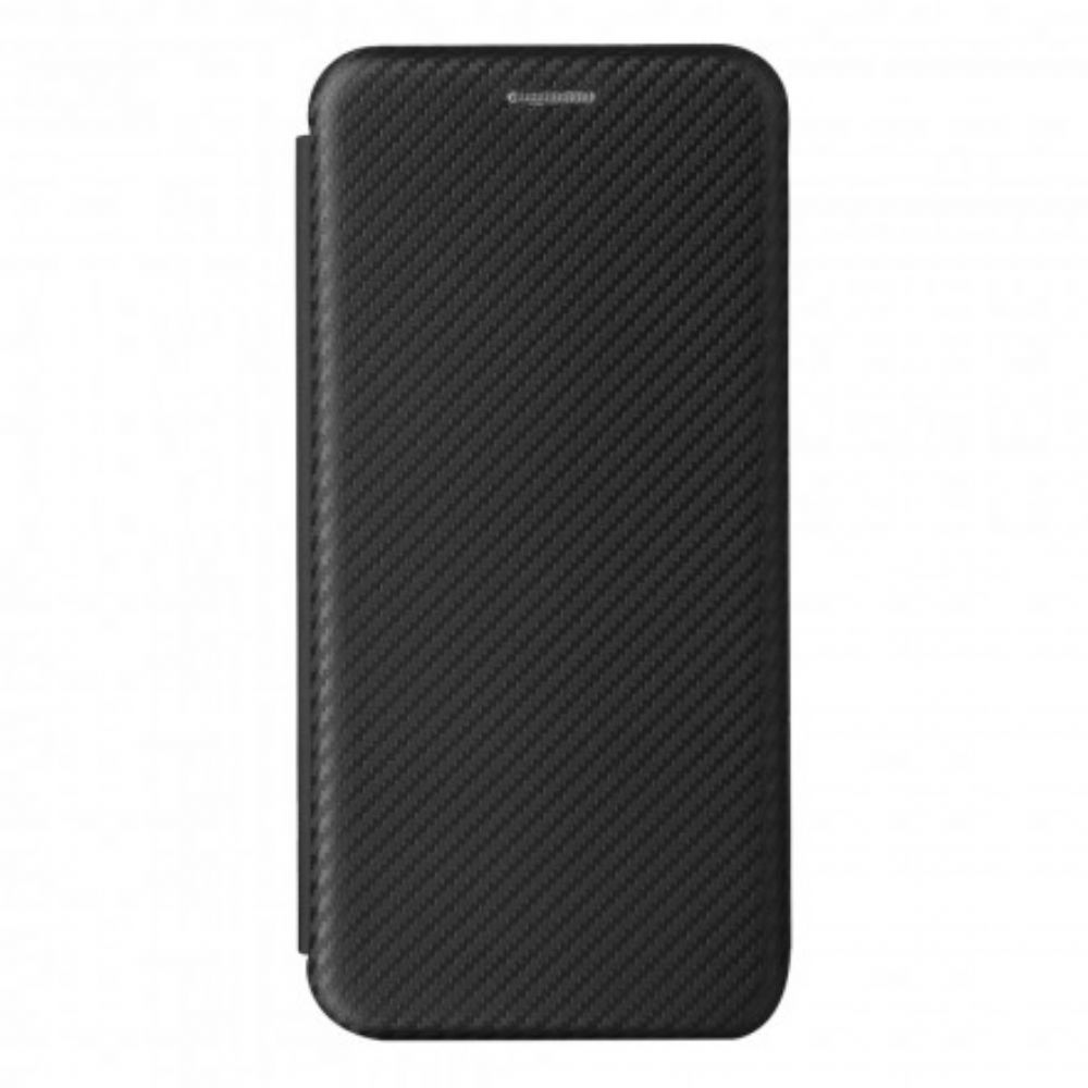 Bescherming Hoesje voor Samsung Galaxy A22 4G Folio-hoesje Koolstofvezel