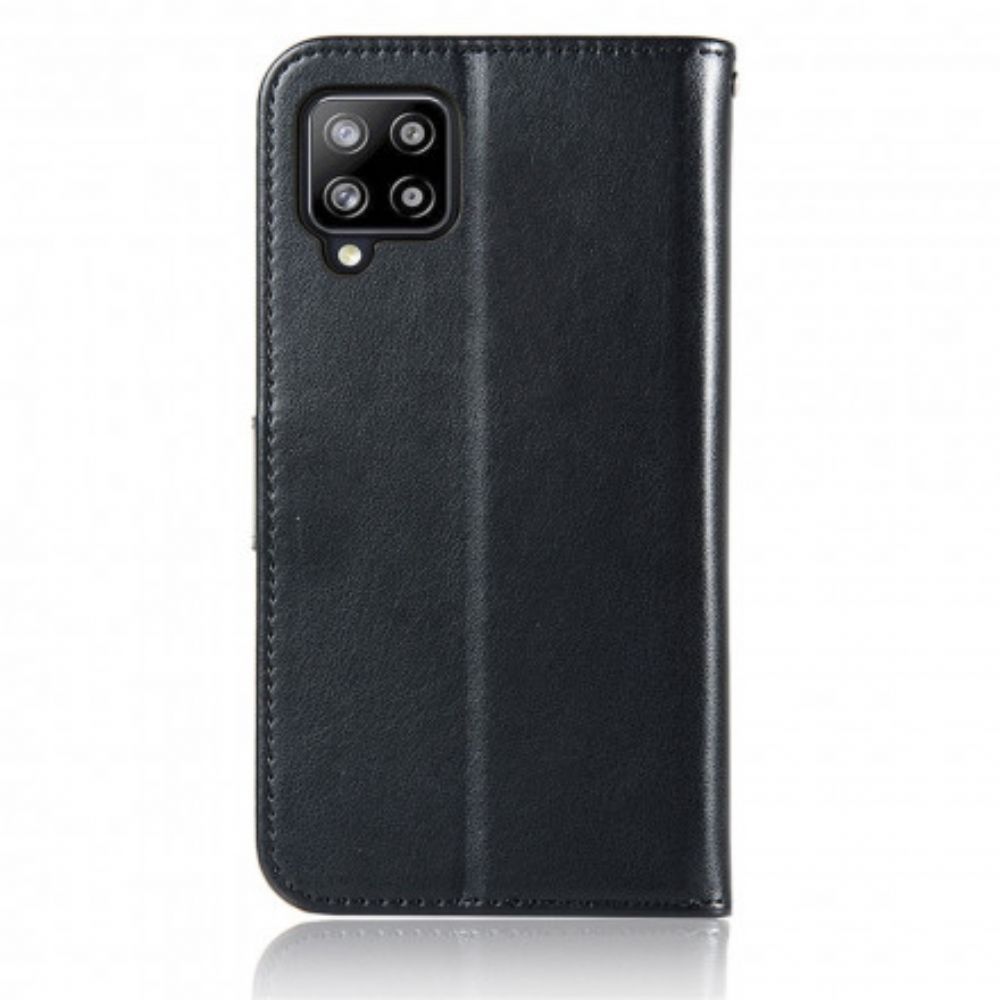Folio-hoesje voor Samsung Galaxy A22 4G Lederen Effect Dromenvanger Uil