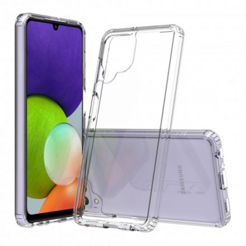 Hoesje voor Samsung Galaxy A22 4G Transparante Hybride