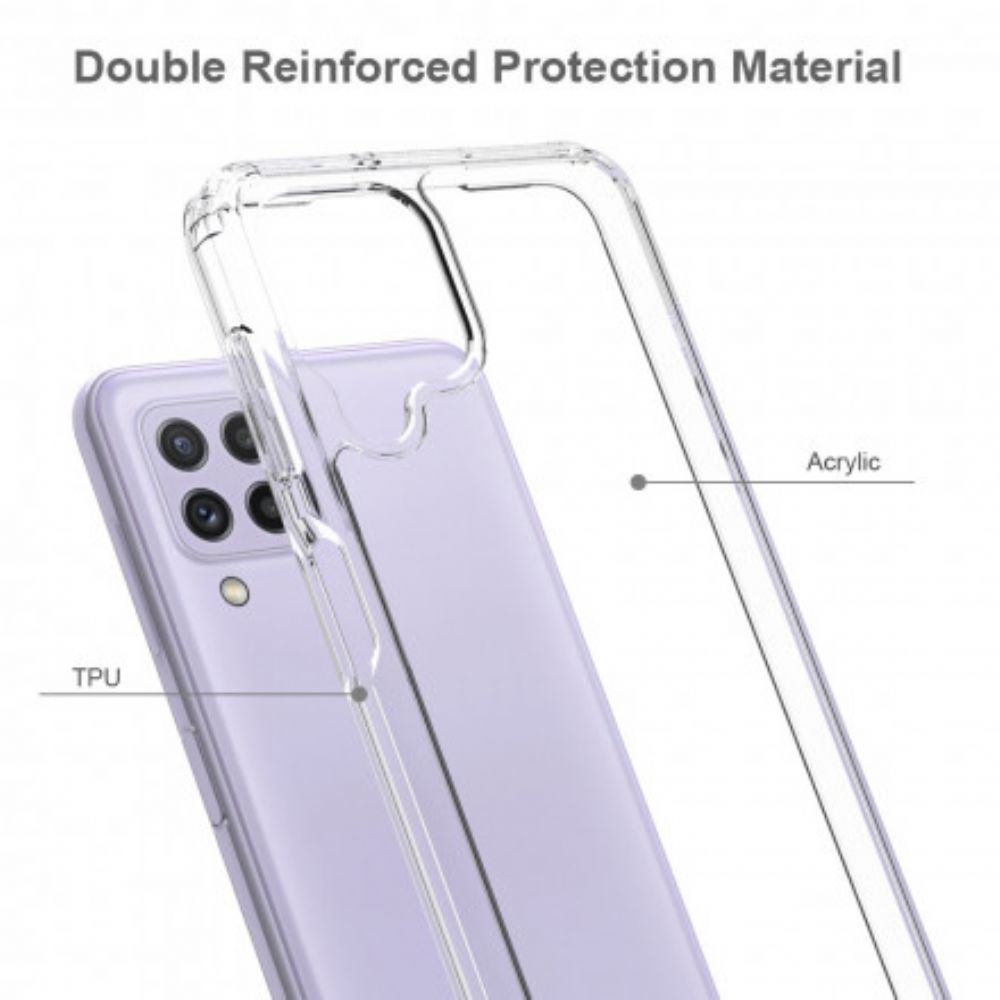 Hoesje voor Samsung Galaxy A22 4G Transparante Hybride