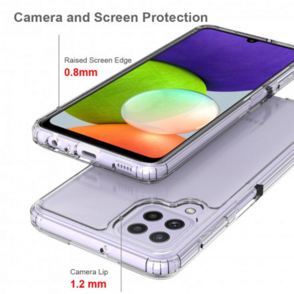 Hoesje voor Samsung Galaxy A22 4G Transparante Hybride